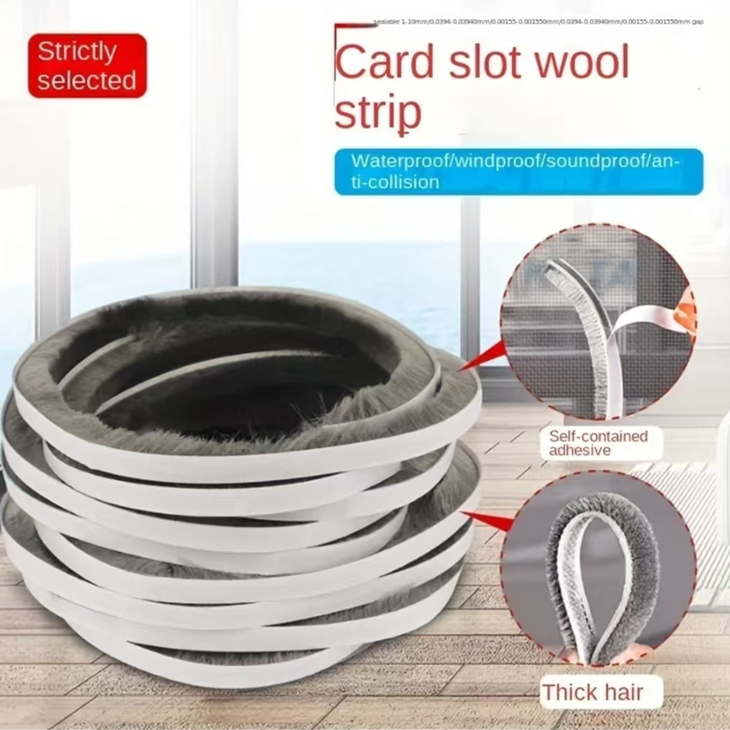 Window Lock Bar - Gray Black White Brown 5/10/20M Soundproof