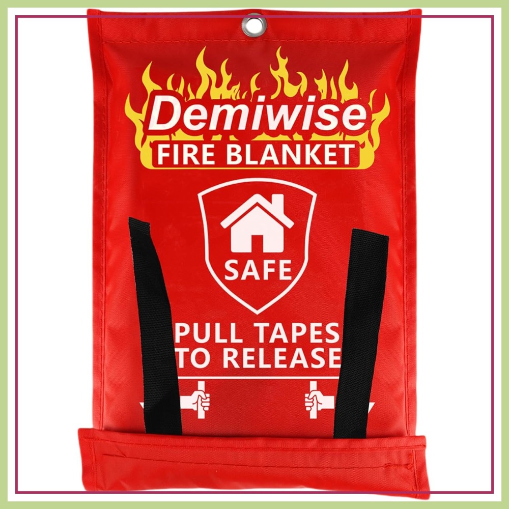 Fire Blanket Kitchen - Thick Fire Blanket Emergency for Kitchen