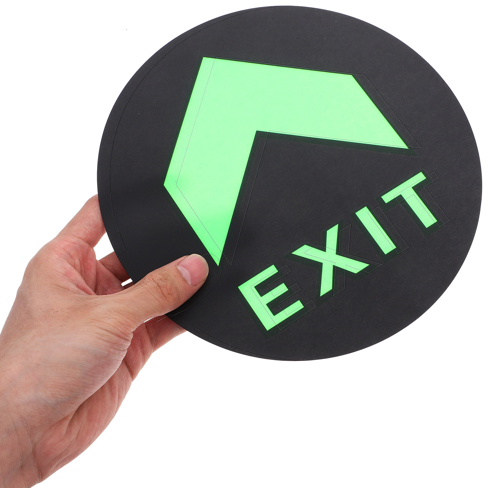 Emergency Exit Sign - 5Pcs Exit Sign Stickers Night Glow