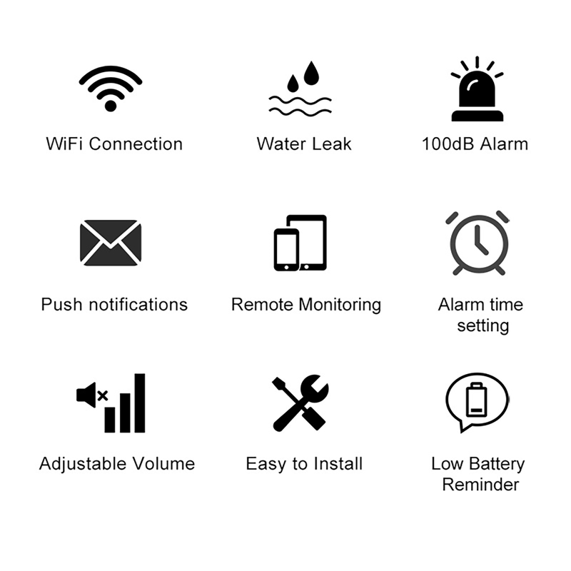 Tuya Smart WIFI Water Leak Sen - Water Alarm Sensor 评论和价格