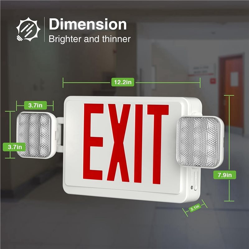 【DIGITAL GADGET】2X LED Exit Si - Emergency Exit Sign 评论和价格