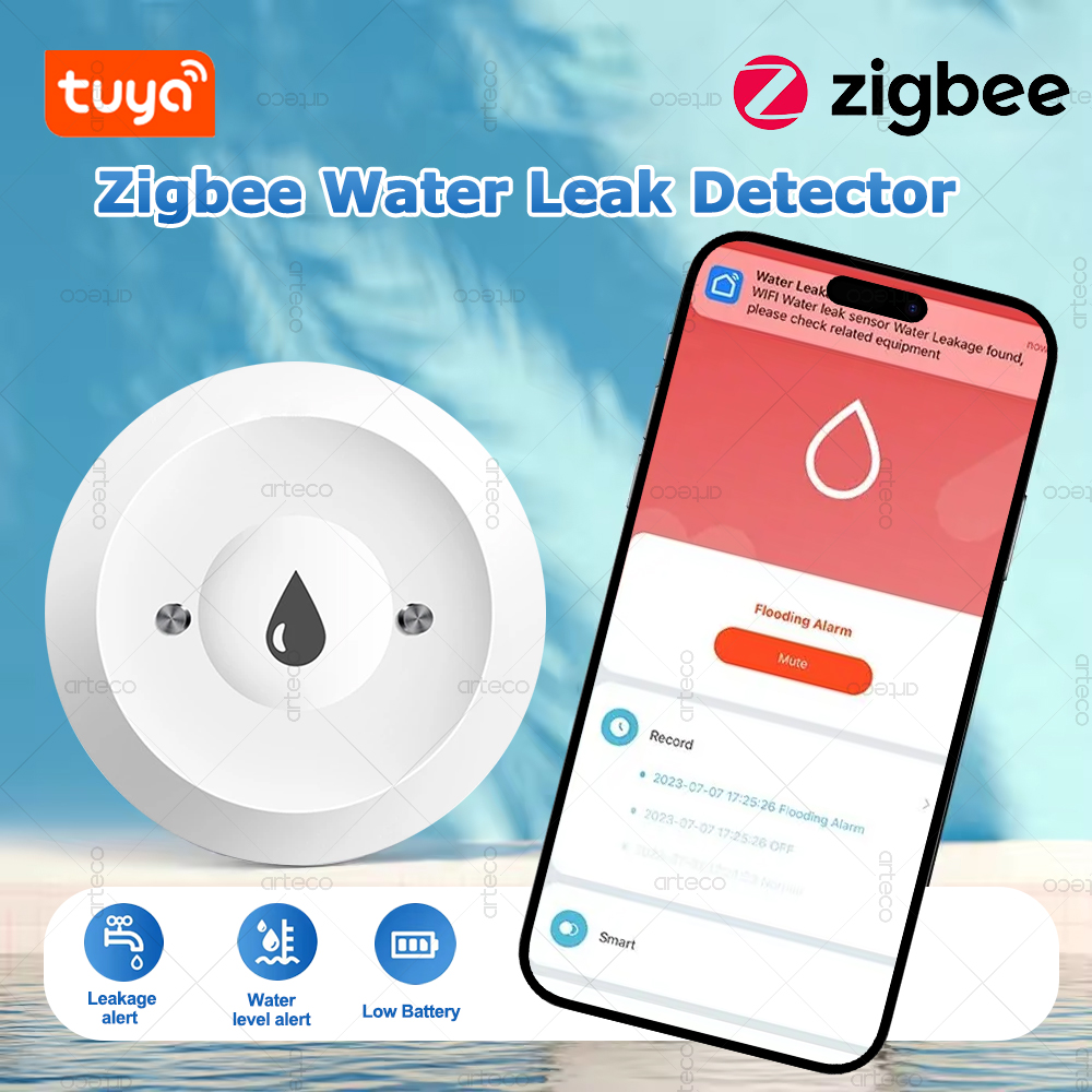 Tuya Zigbee Water Sensor Leak  - Water Alarm Sensor 评论和价格