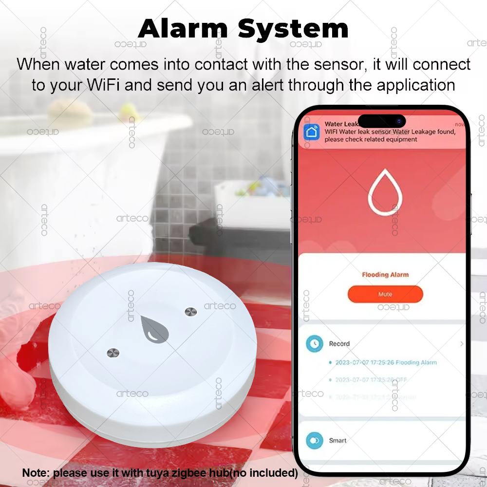 Tuya Zigbee Water Sensor Leak  - Water Alarm Sensor 评论和价格