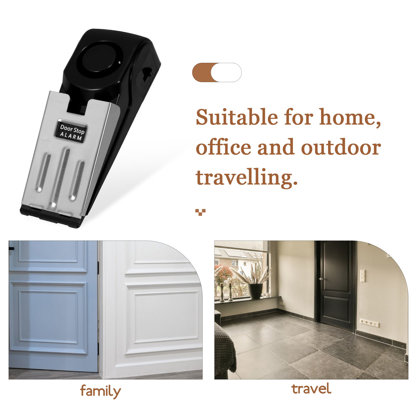 Heavy Duty Door Stop Alarm 120 - Door Stop Alarm 评论和价格