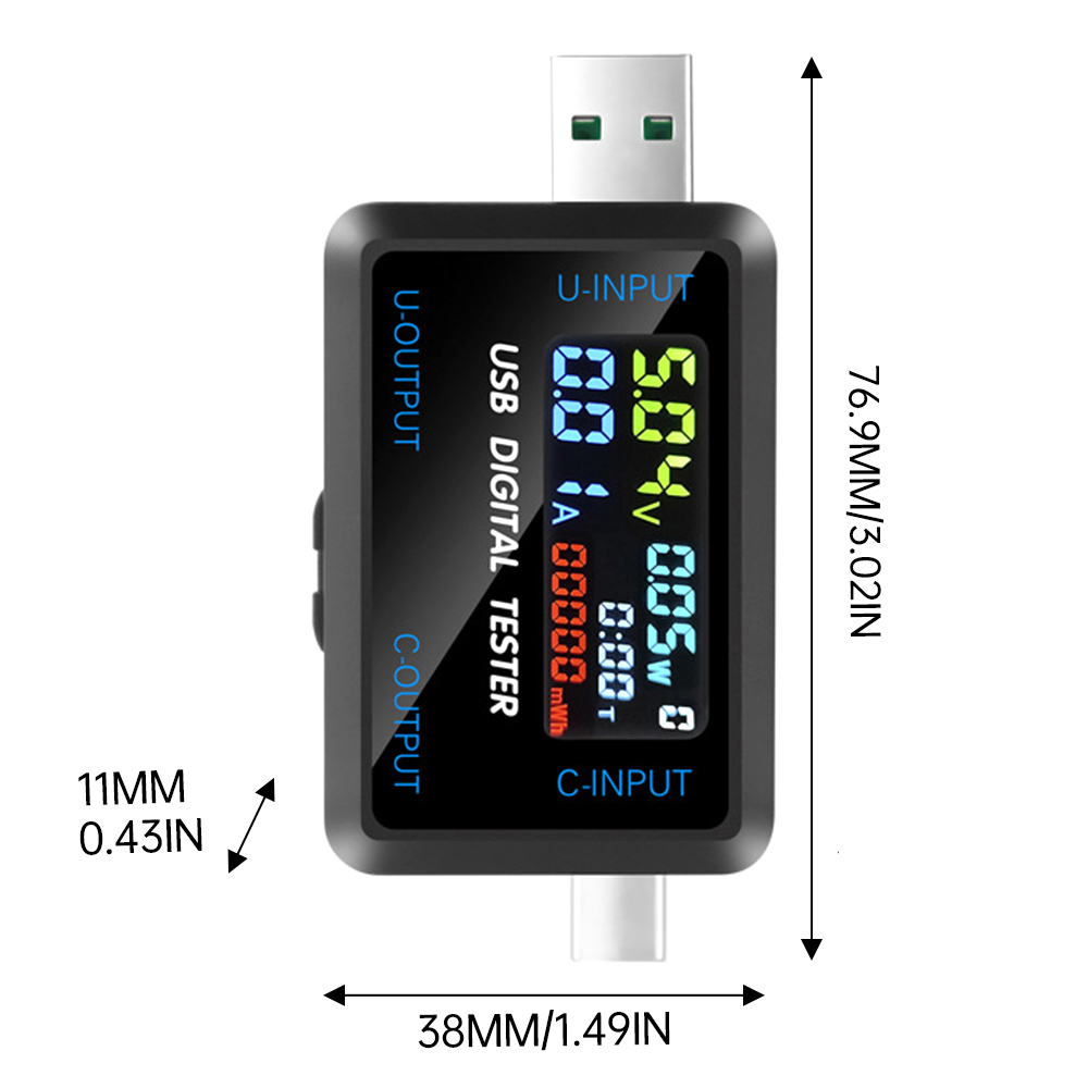 USB Tester 10 in 1 DC Digital  - Co Detector Plug 评论和价格