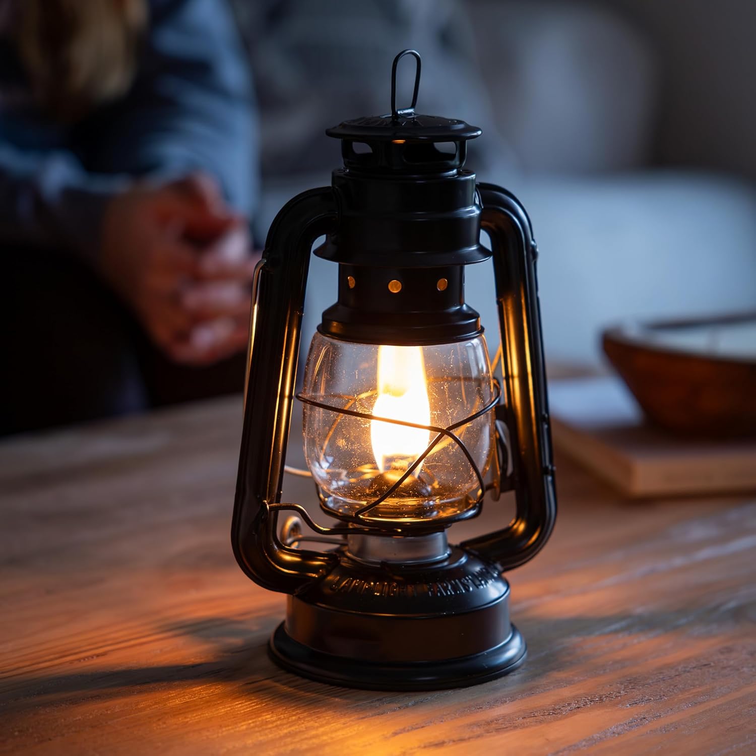 Vintage Hurricane Oil Lamp, Bl - Power Outage Light 评论和价格