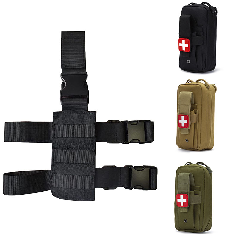 Tactical Thigh Moll Rig EDC Po - First Aid Bag Kit 评论和价格