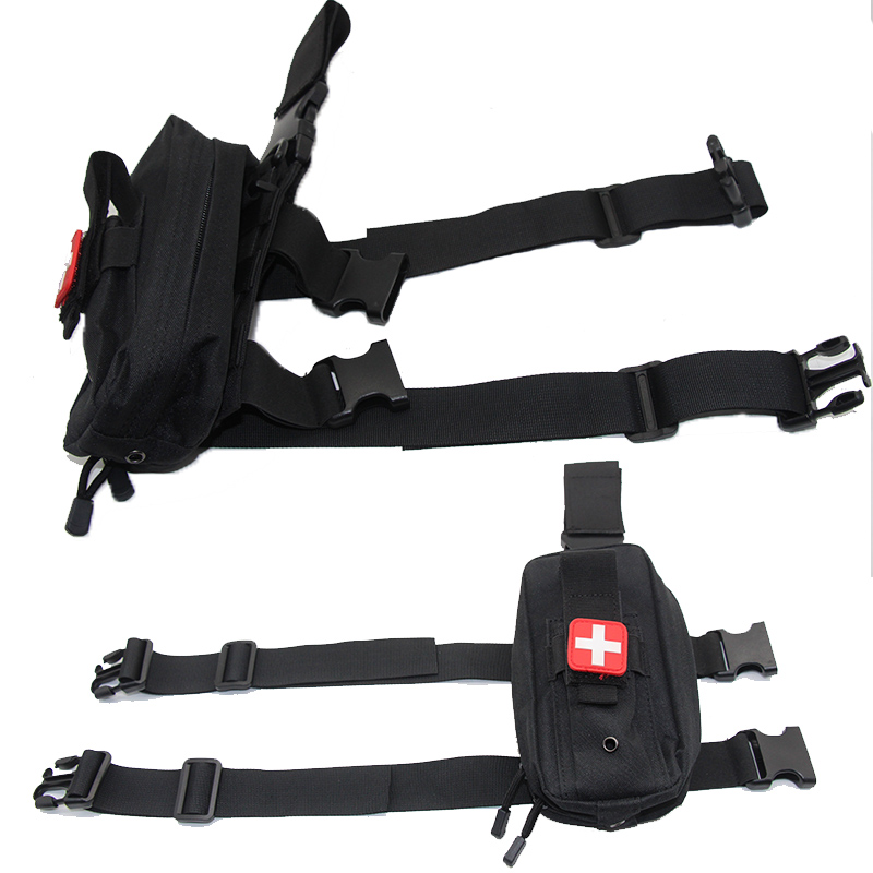 Tactical Thigh Moll Rig EDC Po - First Aid Bag Kit 评论和价格