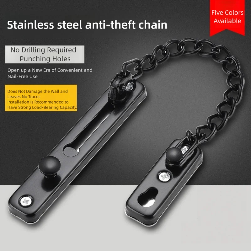 Multi-Color Stainless Steel An - Security Chain Door 评论和价格