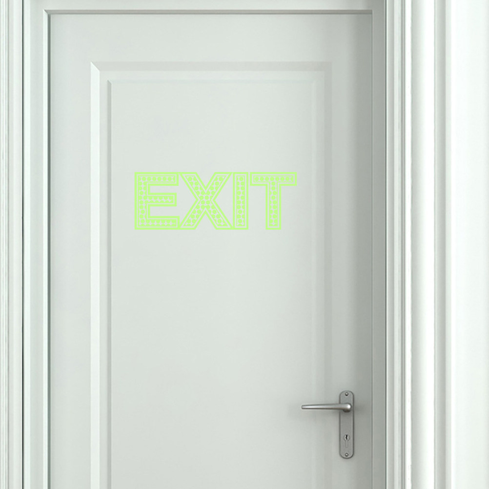 3Pcs Exit Signs Glow in The Da - Emergency Exit Sign 评论和价格