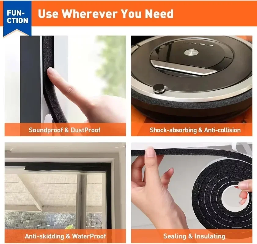 Thick Foam Window Sealing Stri - Window Lock Bar 评论和价格