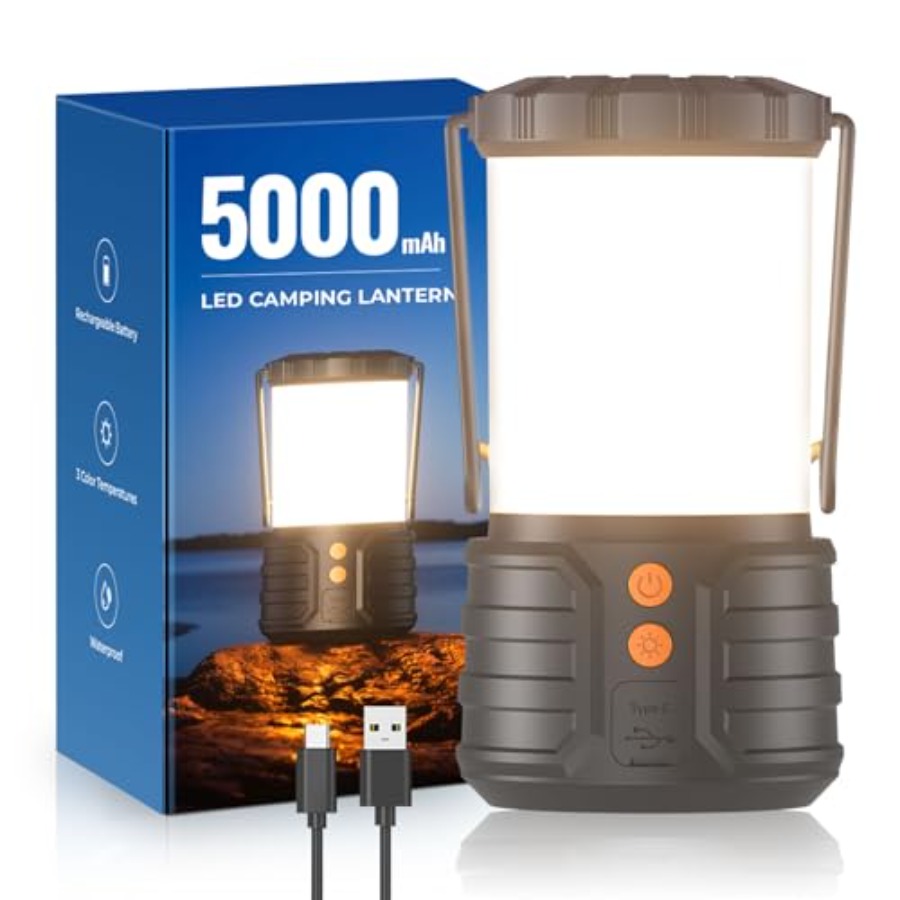 Camping Lantern, 5000mAh Recha - Power Outage Light 评论和价格
