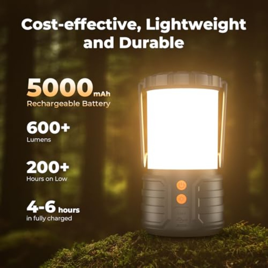 Camping Lantern, 5000mAh Recha - Power Outage Light 评论和价格