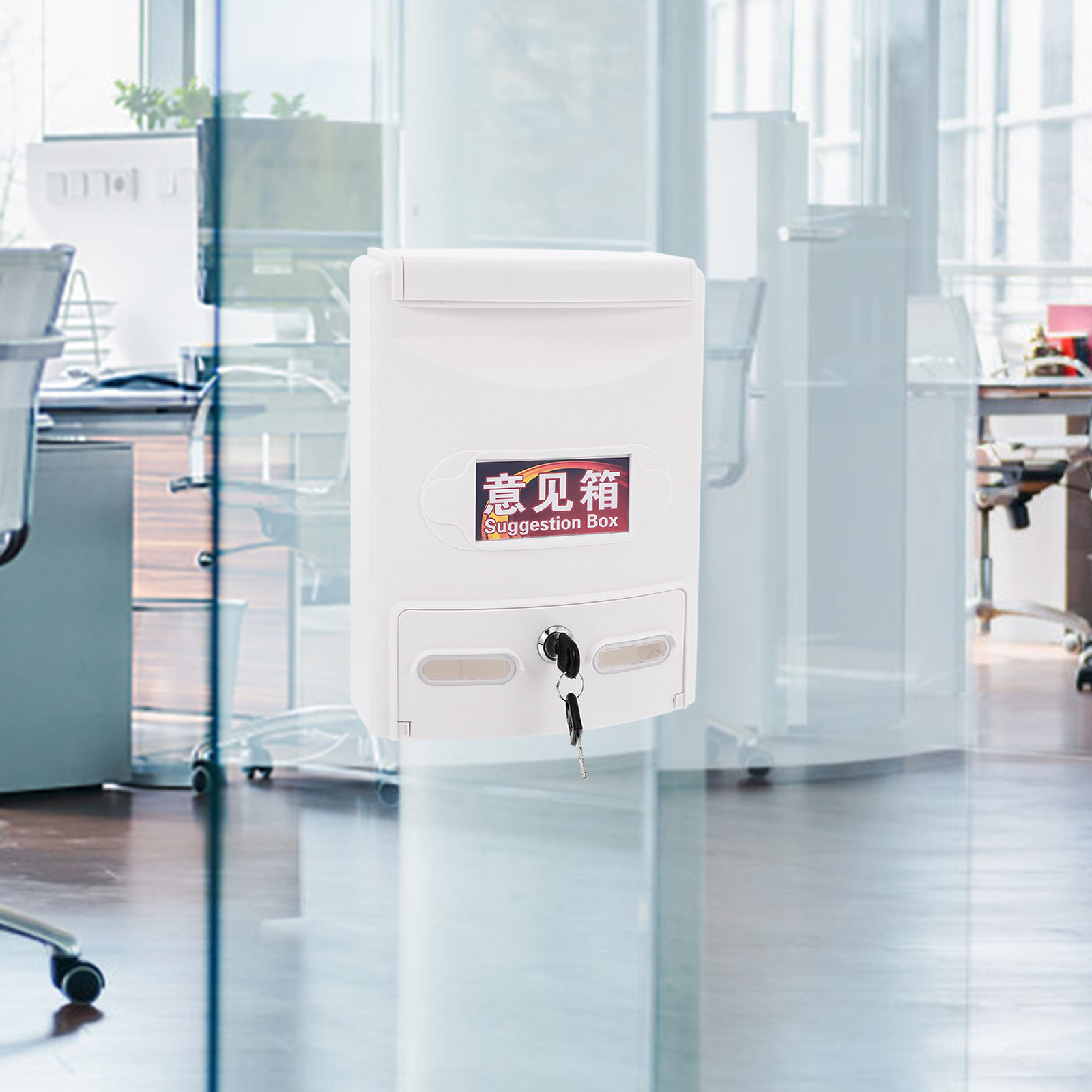 Ballot Box with Lock and Mount - Lockbox Key Secure 评论和价格