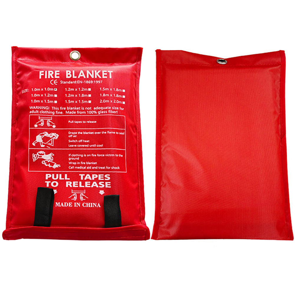 Fire Blanket Fiberglass Fire B - Fire Blanket Kitchen 评论和价格