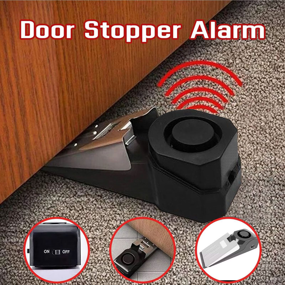 Wireless Door Stop Alarm Syste - Door Stop Alarm 评论和价格