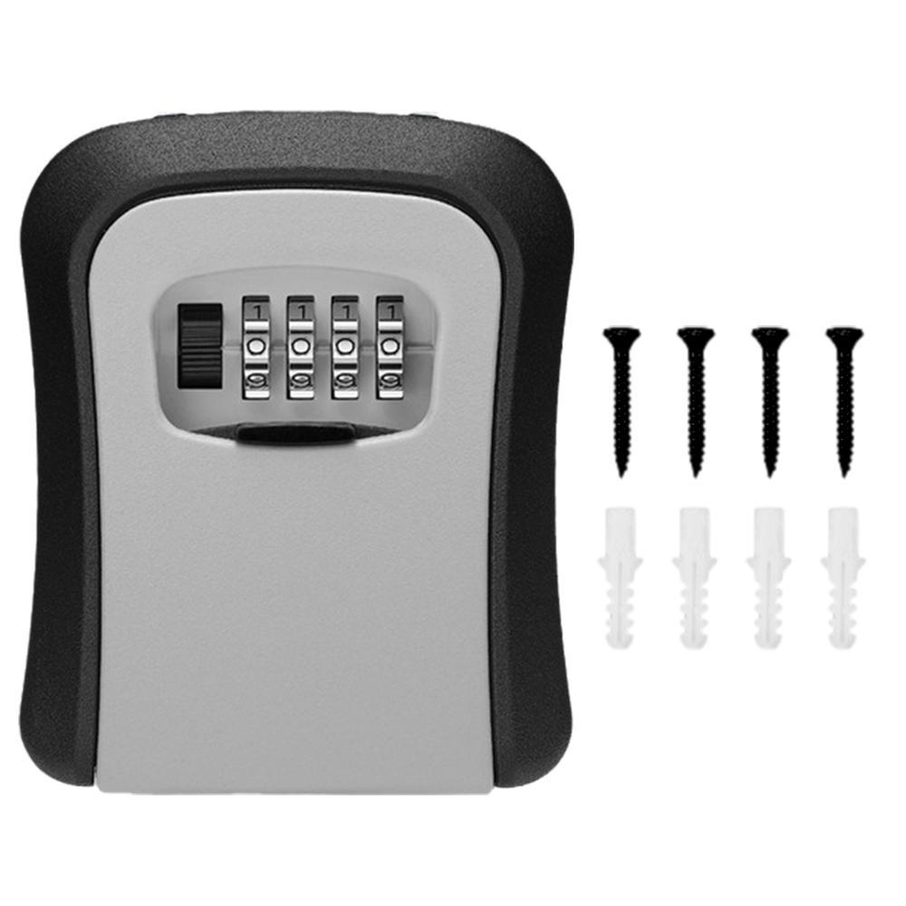 Wall Mount Key Lock Box 4 Digi - Lockbox Key Secure 评论和价格