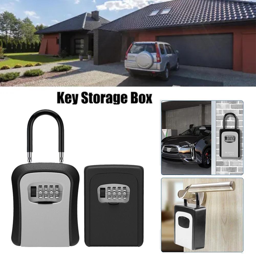 Wall Mount Key Lock Box 4 Digi - Lockbox Key Secure 评论和价格