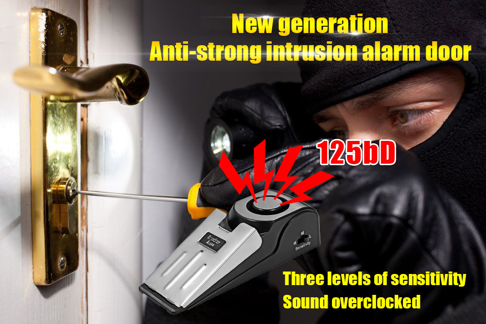 KERUI 125DB Anti-theft Burglar - Door Stop Alarm 评论和价格
