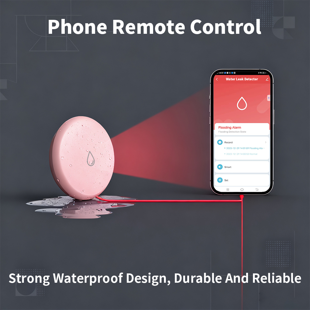 Tuya Zigbee Leakage Sensor LED - Water Alarm Sensor 评论和价格