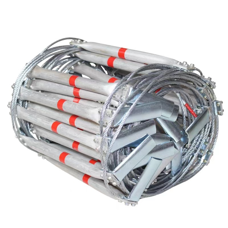 5M Soft Rope Ladder With Wire  - Fire Escape Ladder 评论和价格