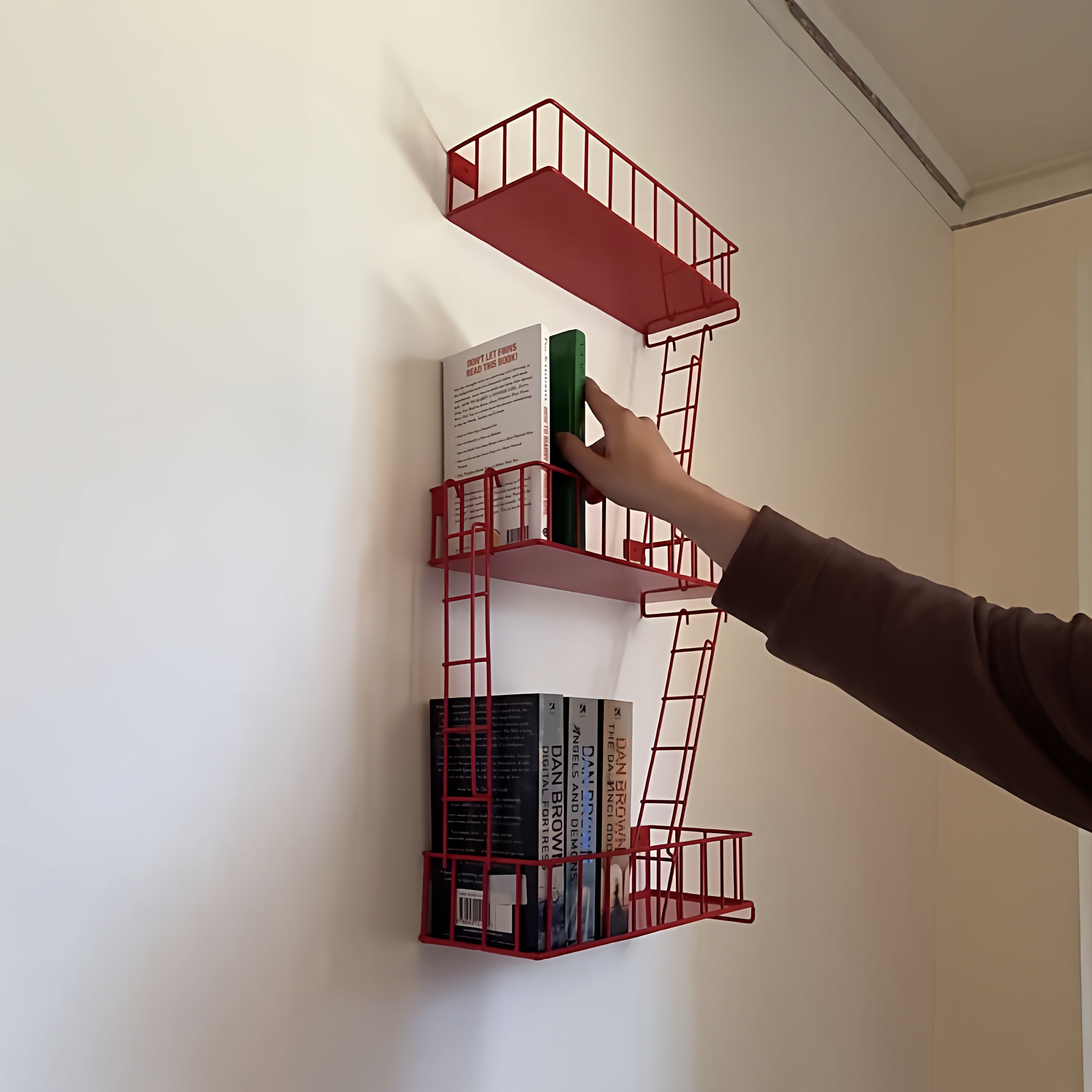 Fire Escape Wall Shelf, 3-Tier - Fire Escape Ladder 评论和价格