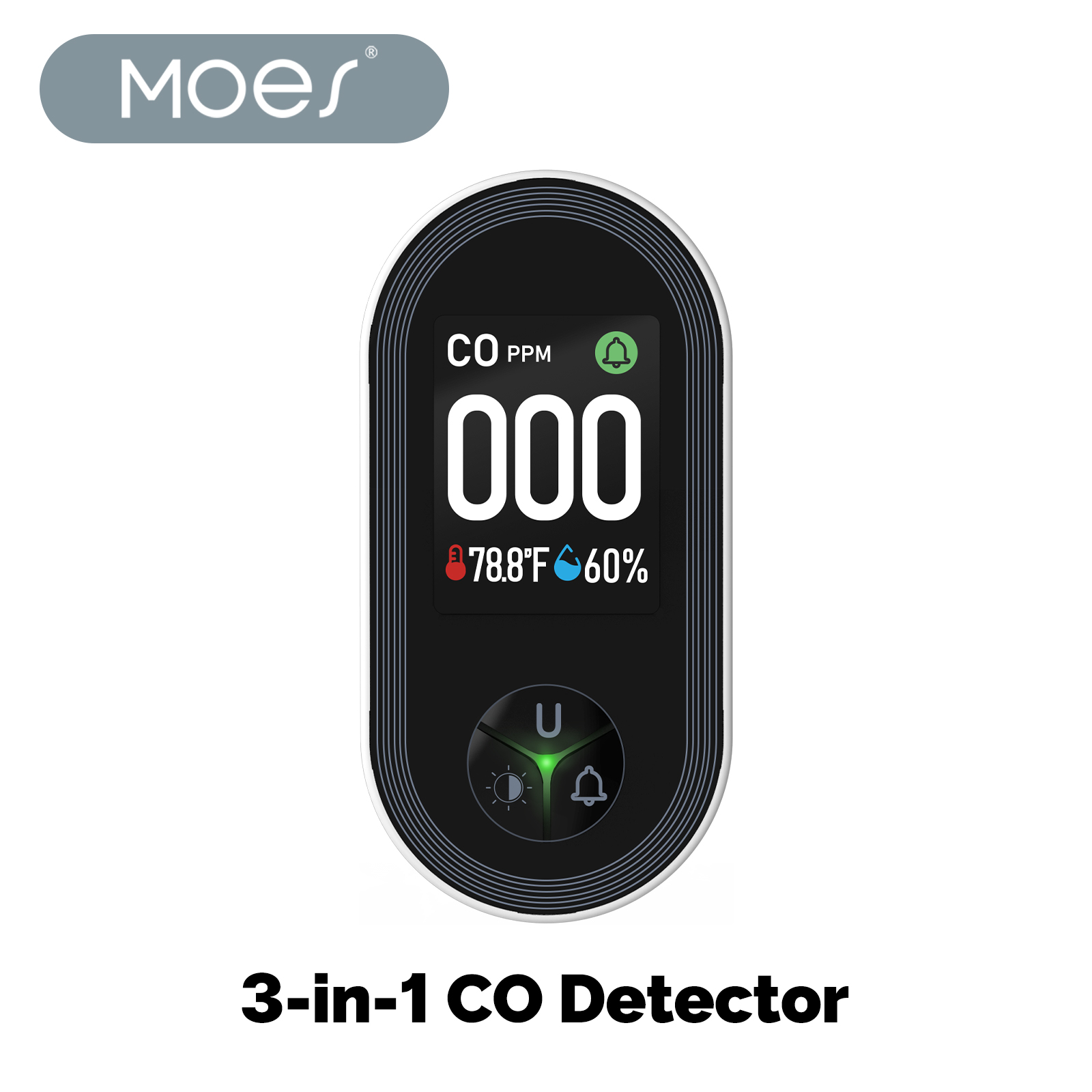 MOES 3in1 Carbon Monoxide Dete - Co Detector Plug 评论和价格