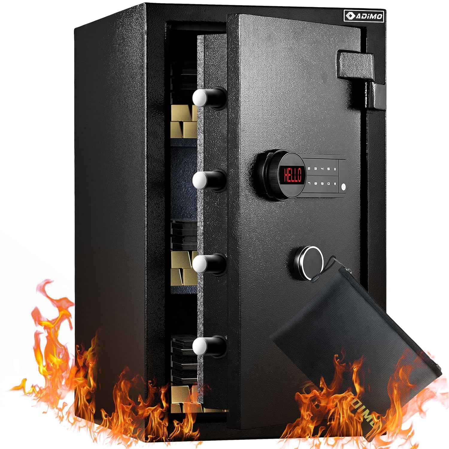 Heavy-Duty Fireproof Safe Box  - Fire Safe Document 评论和价格