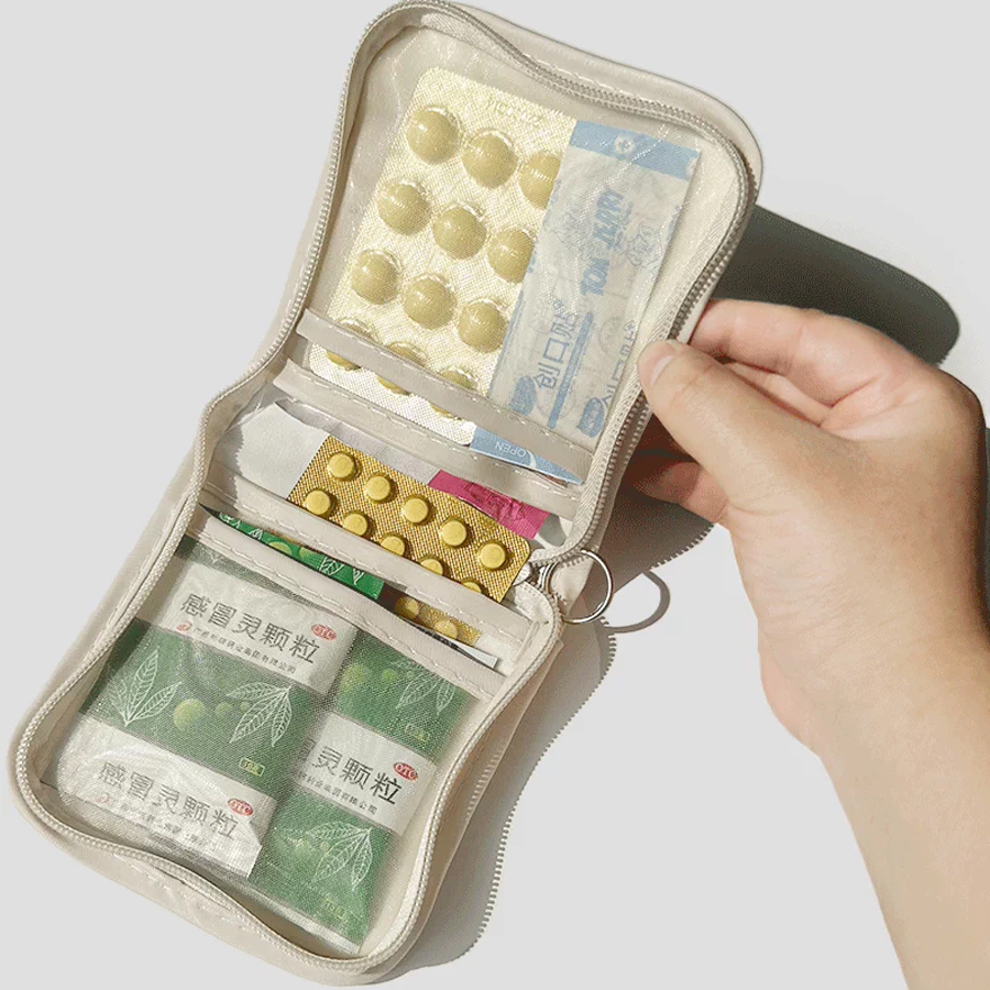 Zippered Pocket Medicine Bag O - First Aid Bag Kit 评论和价格