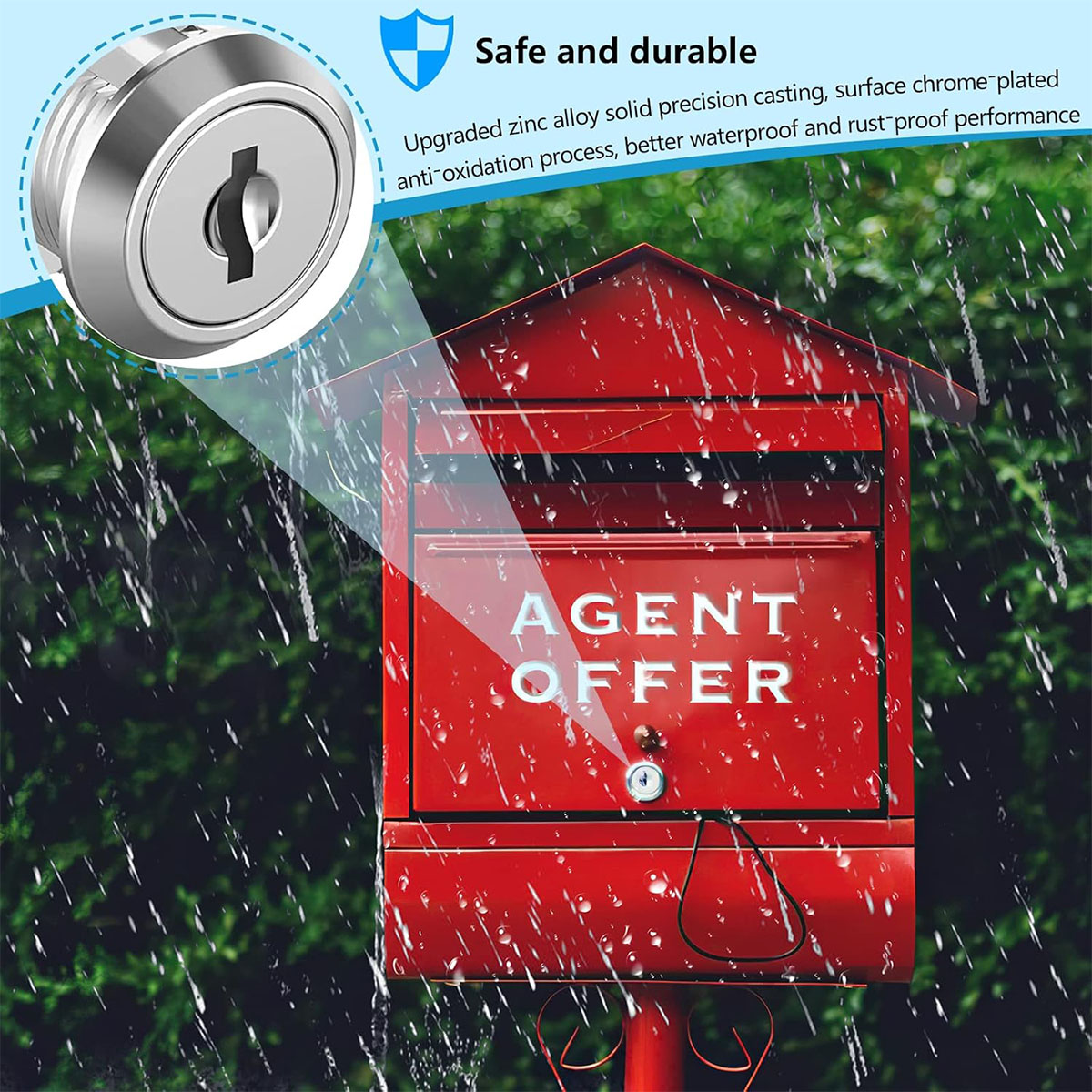Single Unlock Set,1 Pack Keyed - Medicine Cabinet Lock 评论和价格