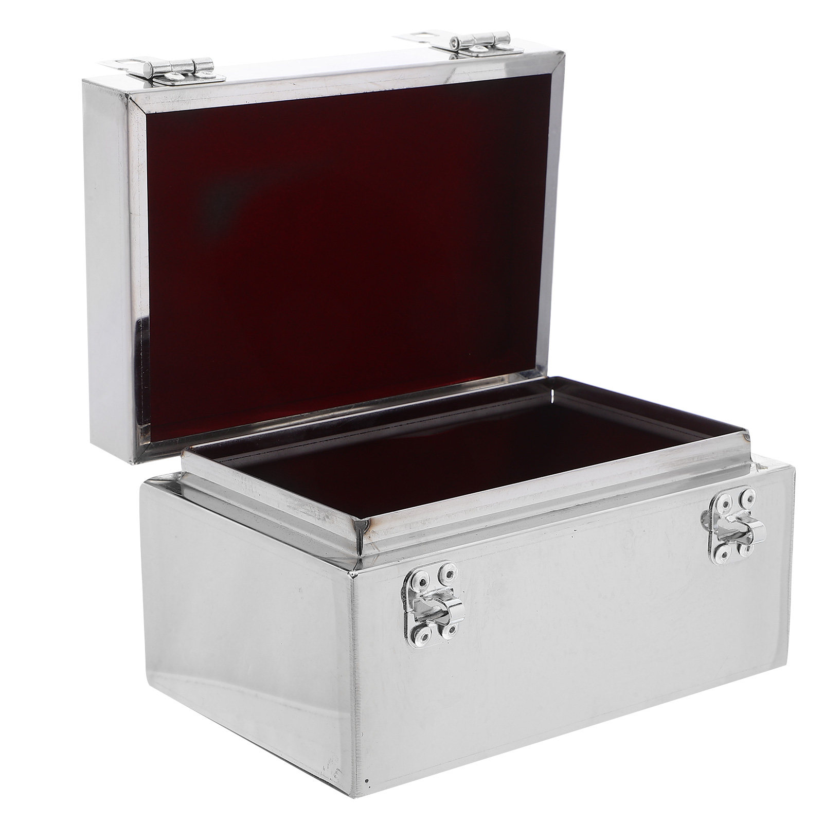 Stainless Steel Lockable Cash  - Lockbox Key Secure 评论和价格