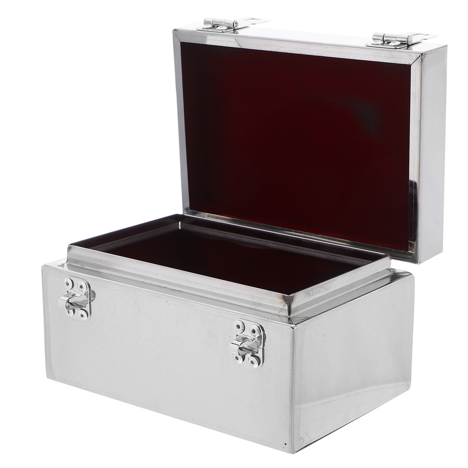 Stainless Steel Lockable Cash  - Lockbox Key Secure 评论和价格
