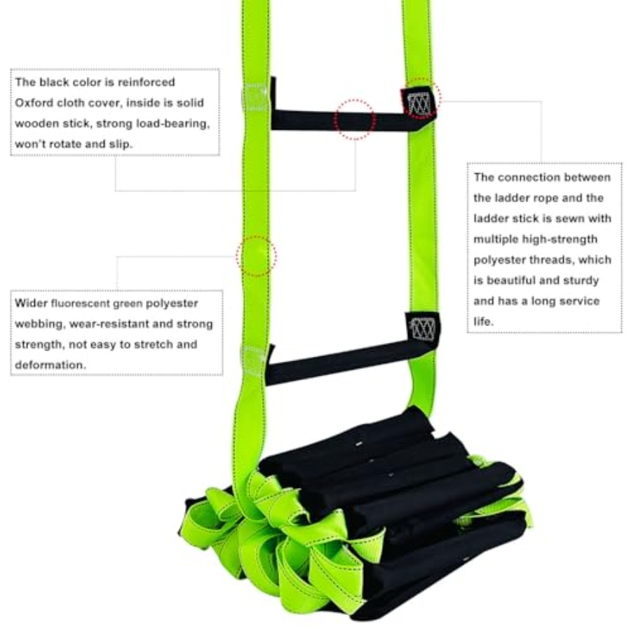 Fire Escape Ladder with 2 Heav - Fire Escape Ladder 评论和价格