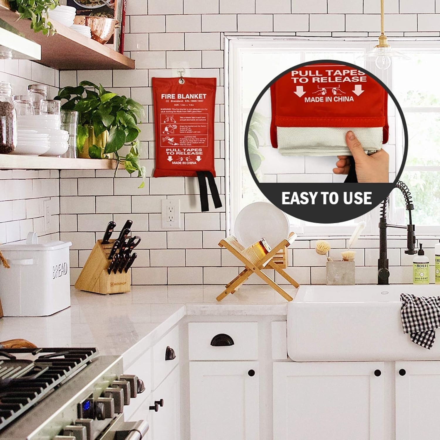 Emergency Fire Blanket for Hom - Fire Blanket Kitchen 评论和价格