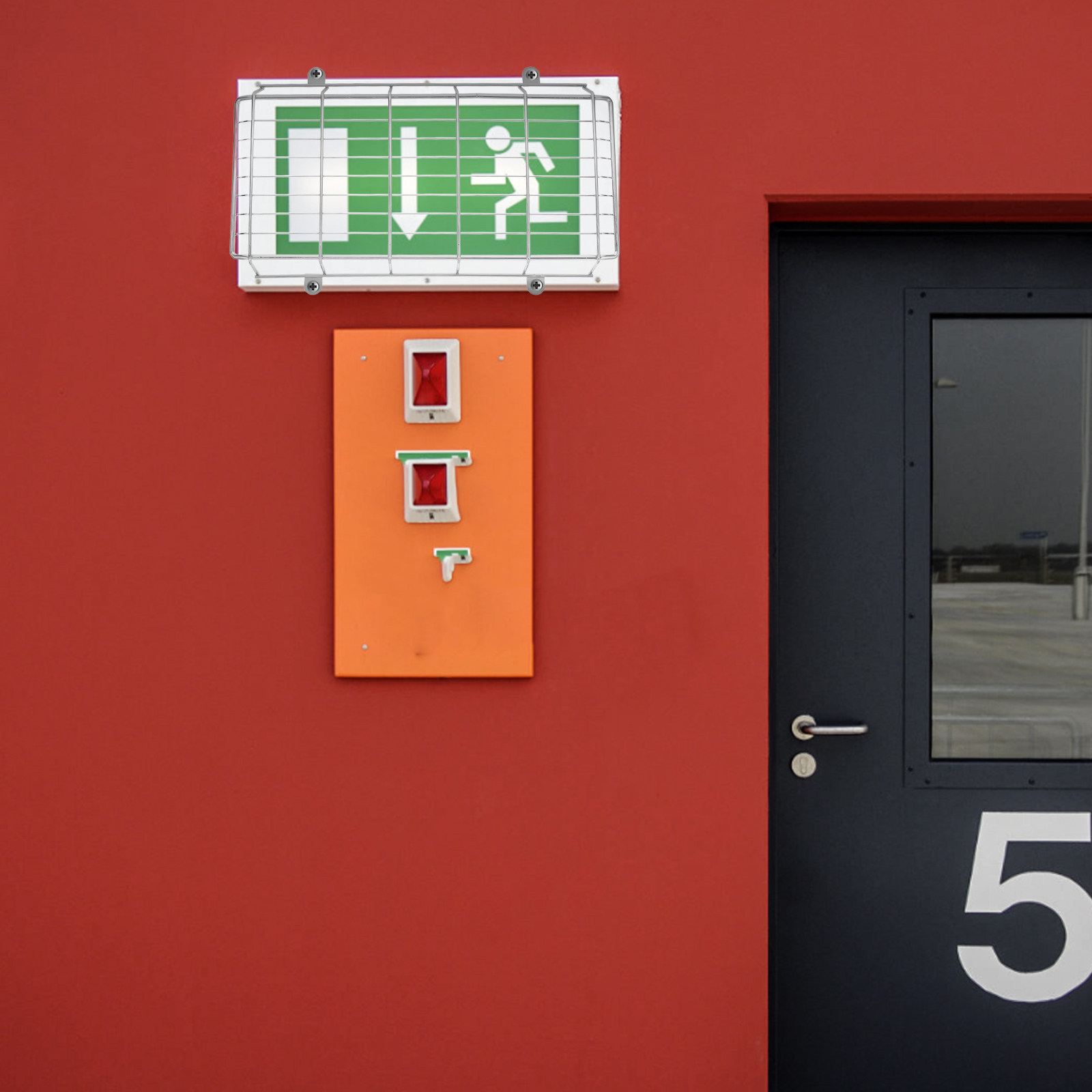 LED Exit Sign Protective Wire  - Emergency Exit Sign 评论和价格