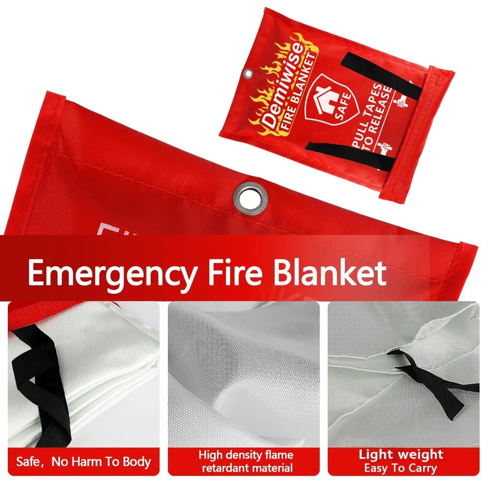 Thick Fire Blanket Emergency f - Fire Blanket Kitchen 评论和价格