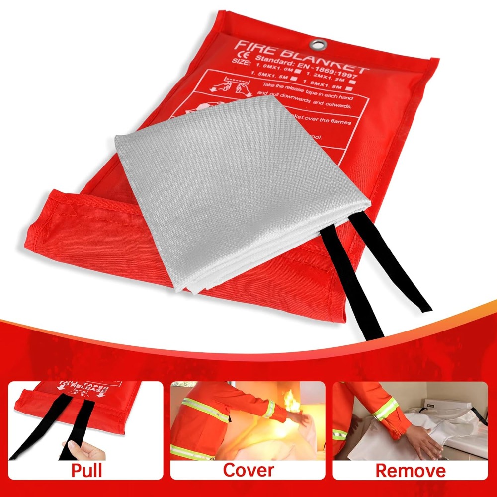 Thick Fire Blanket Emergency f - Fire Blanket Kitchen 评论和价格