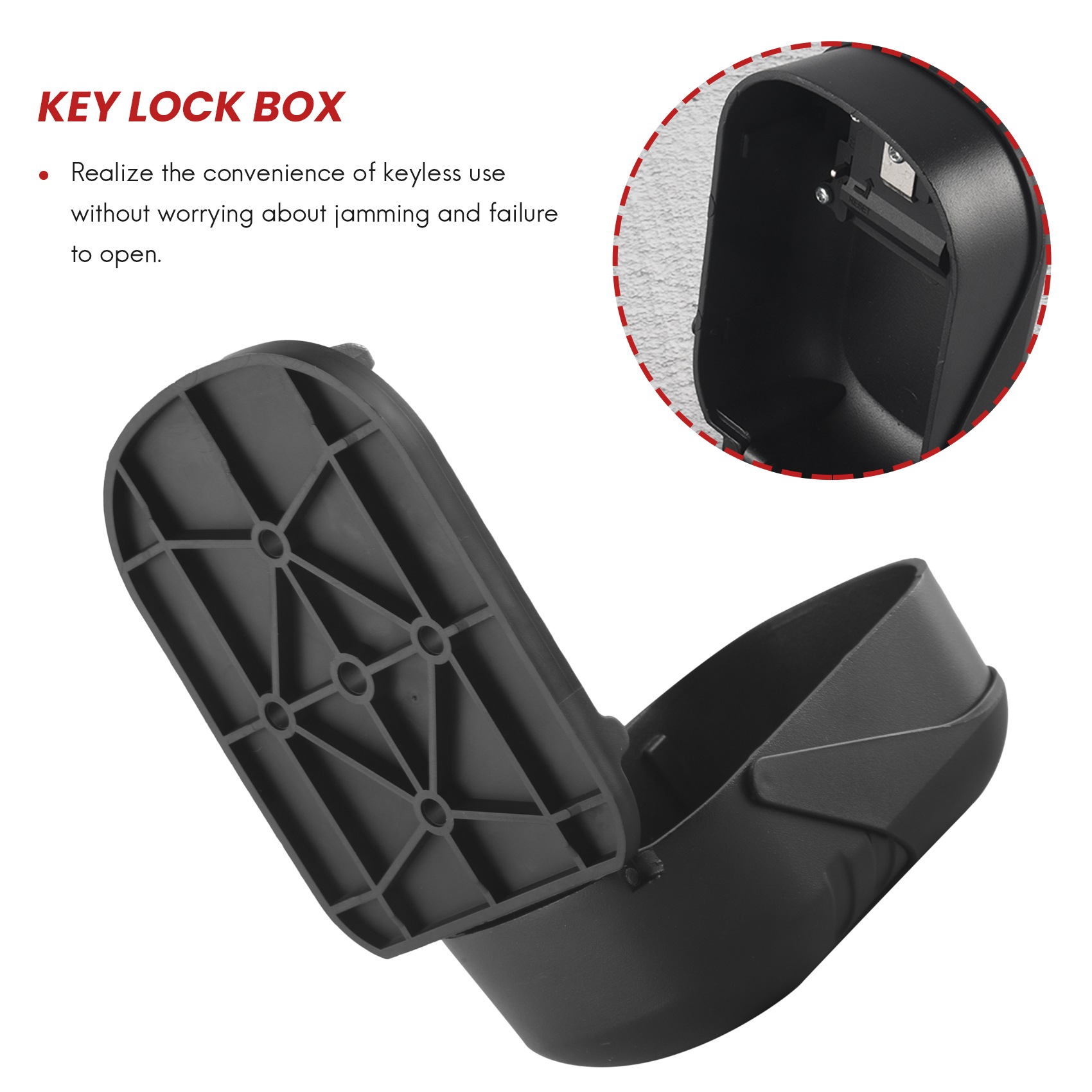 A25P Key Lock Box Wall Mount 4 - Lockbox Key Secure 评论和价格