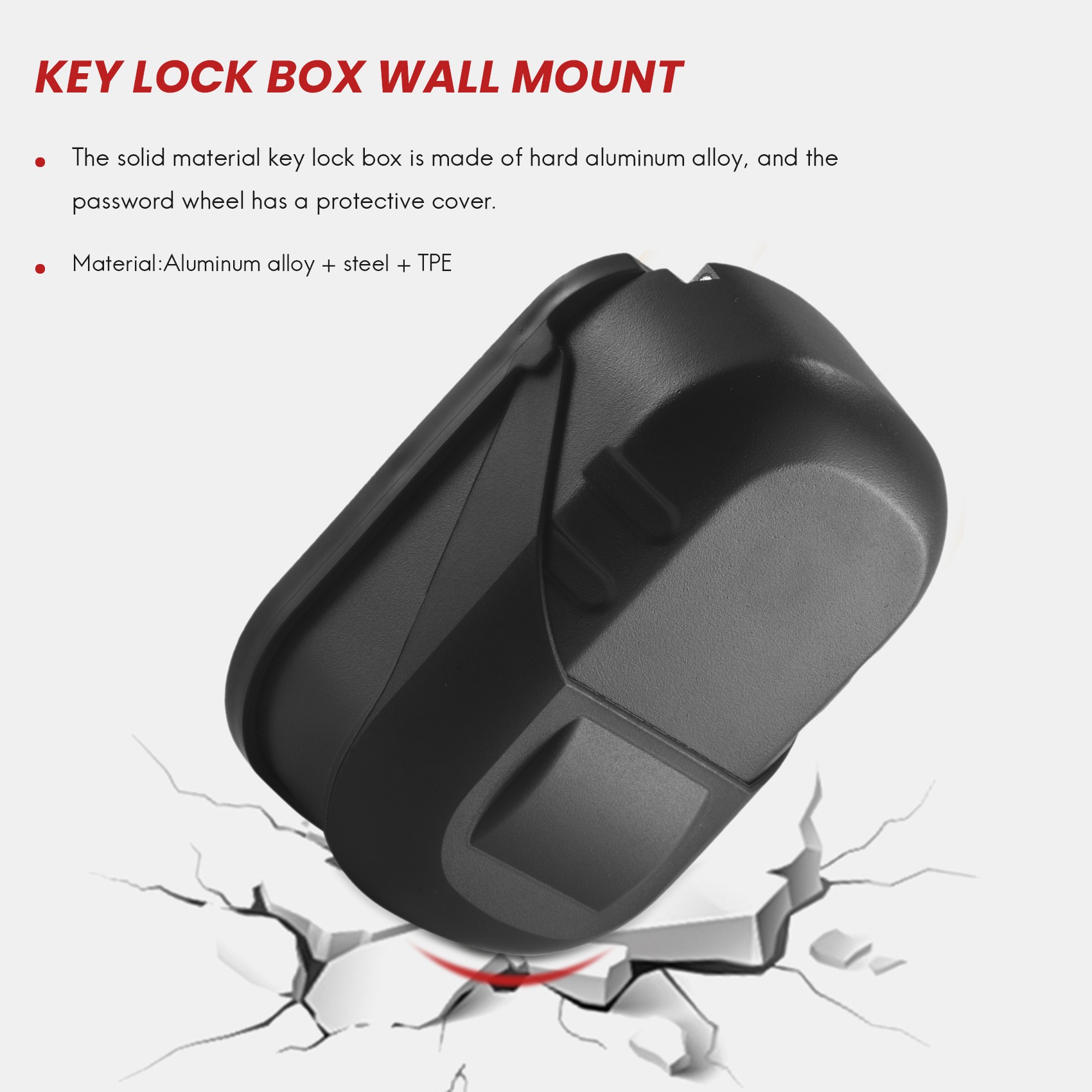 A25P Key Lock Box Wall Mount 4 - Lockbox Key Secure 评论和价格