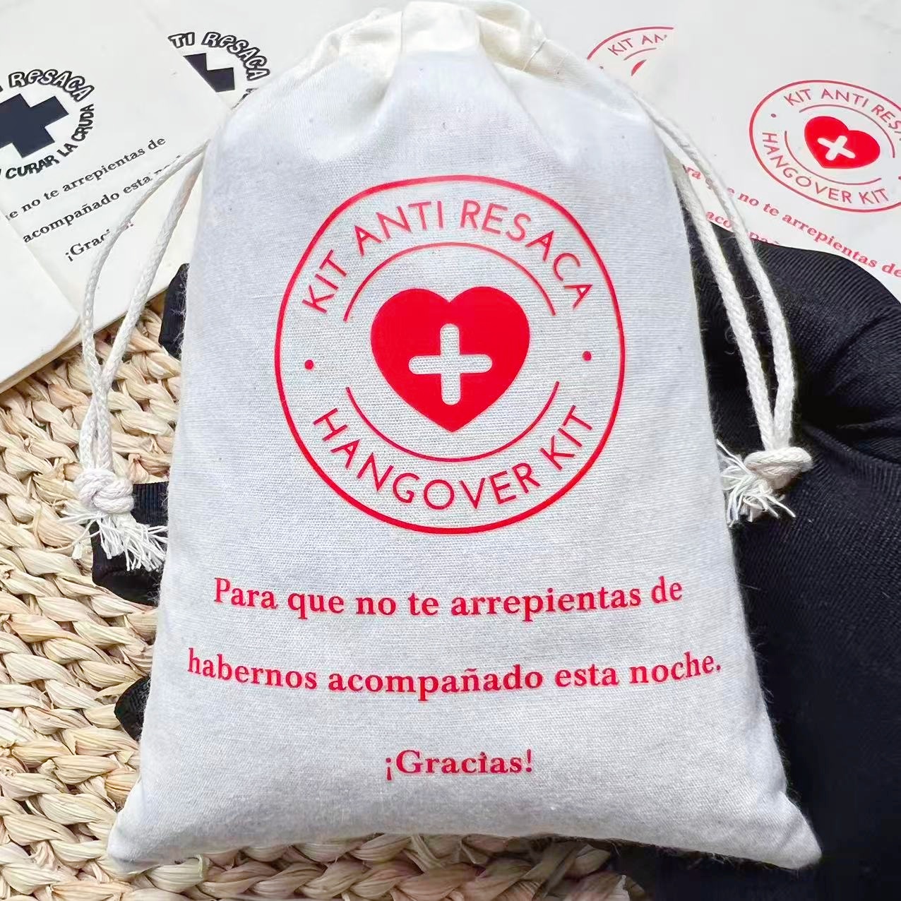 5PCS Spanish Hangover First Ai - First Aid Bag Kit 评论和价格
