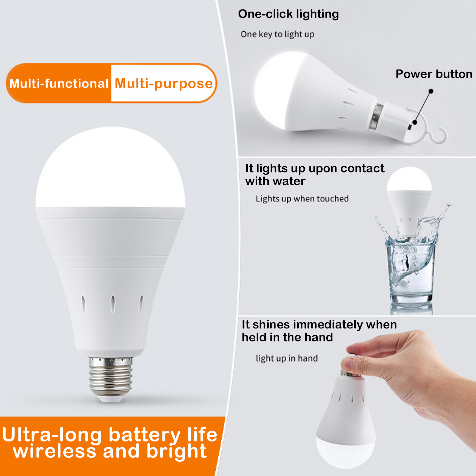12W Rechargeable LED Emergency - Power Outage Light 评论和价格