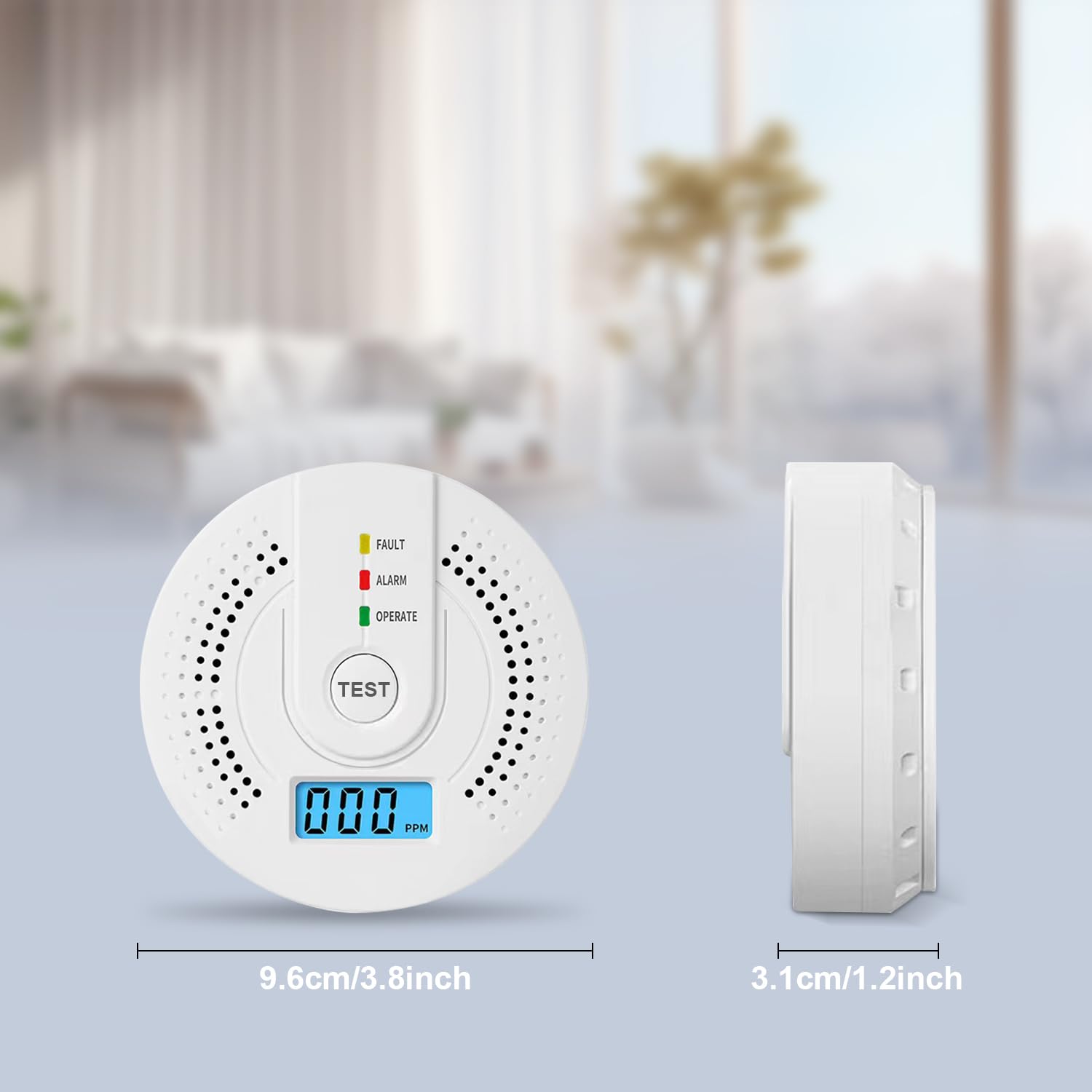 Carbon Monoxide Detector CO Ga - Smoke Detector Interconnected 评论和价格