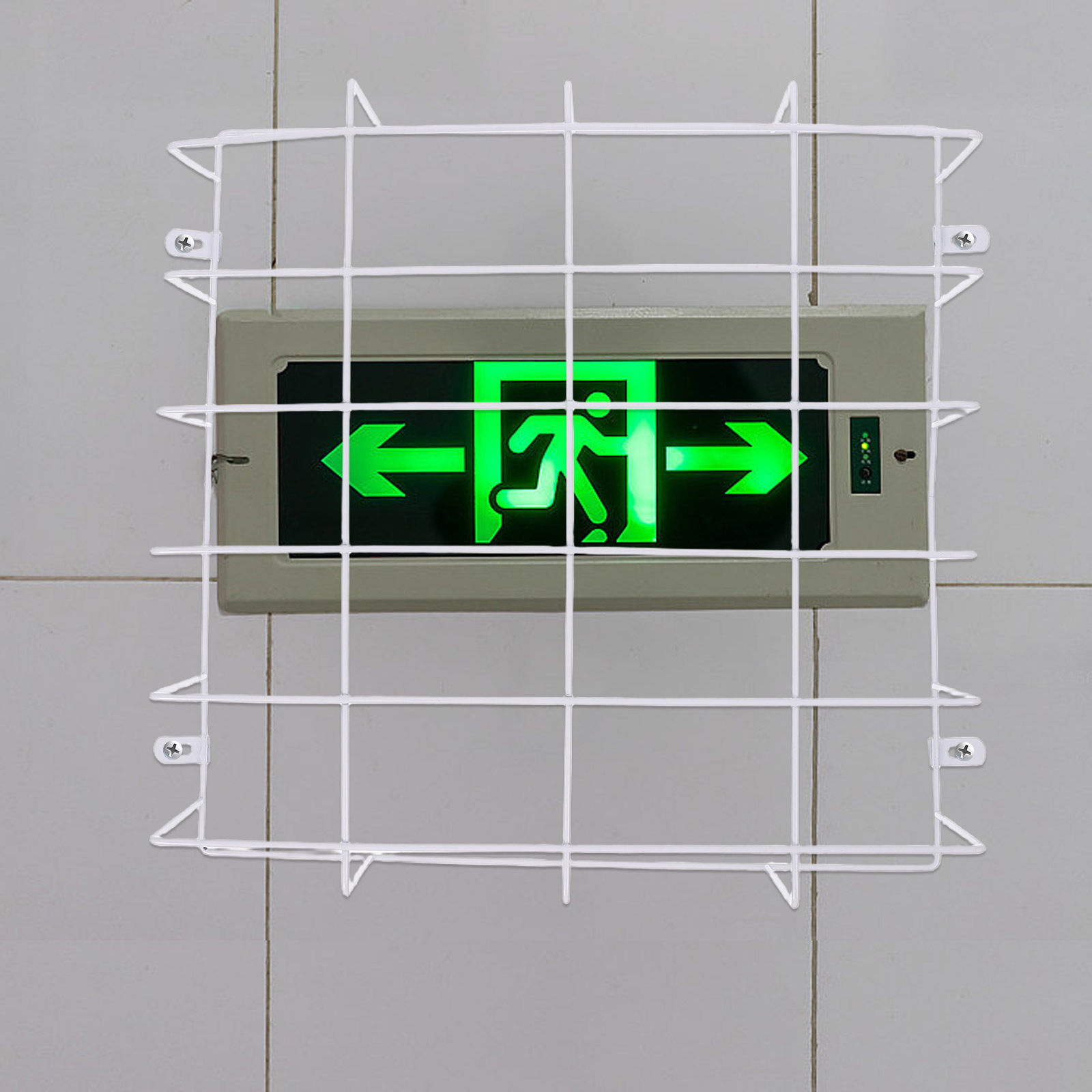 Emergency Light Protective Cag - Emergency Exit Sign 评论和价格