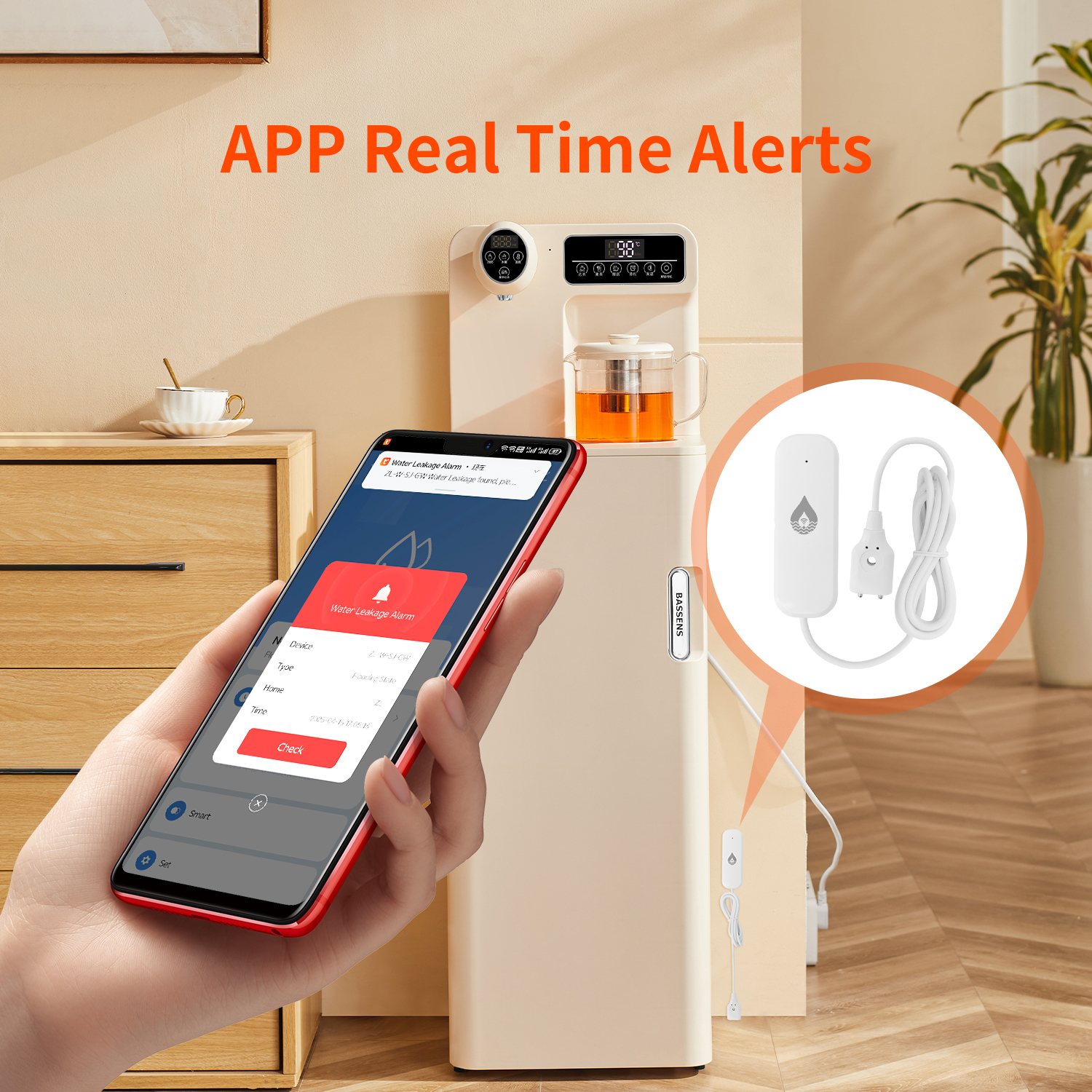 YFK Tuya WiFi Water Leakage Se - Water Alarm Sensor 评论和价格