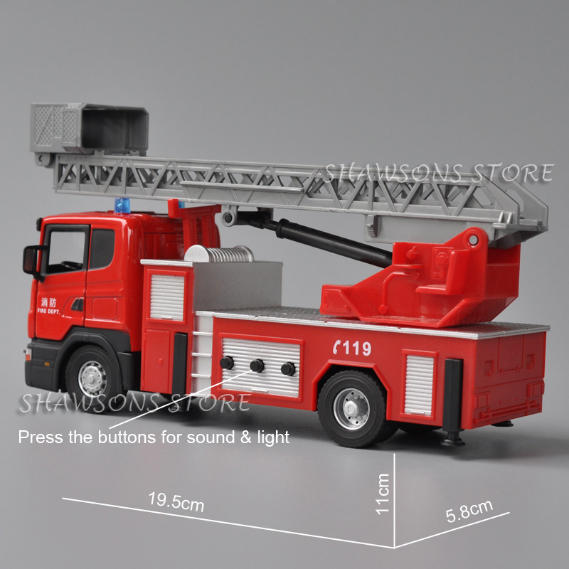 1:43 Scale Diecast Vehicle Mod - Fire Escape Ladder 评论和价格