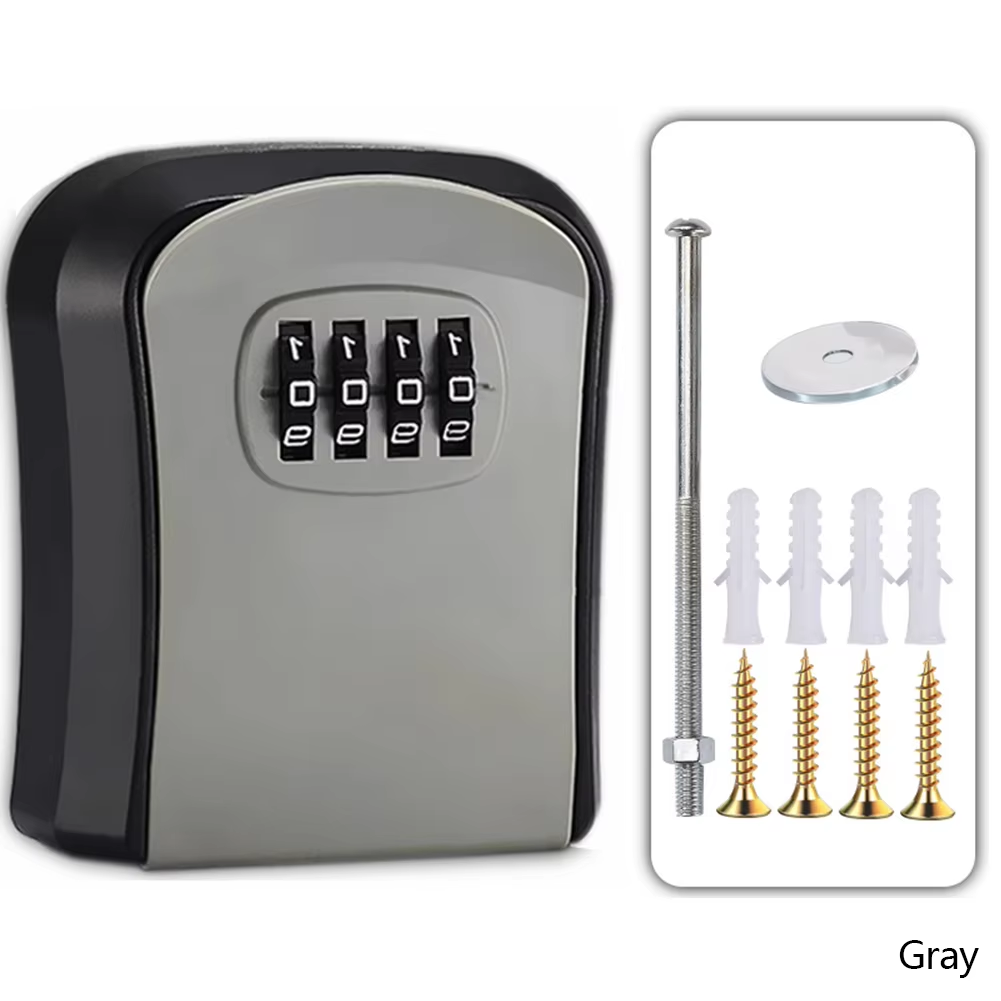 Wall Mount Key Lock Box with 4 - Lockbox Key Secure 评论和价格
