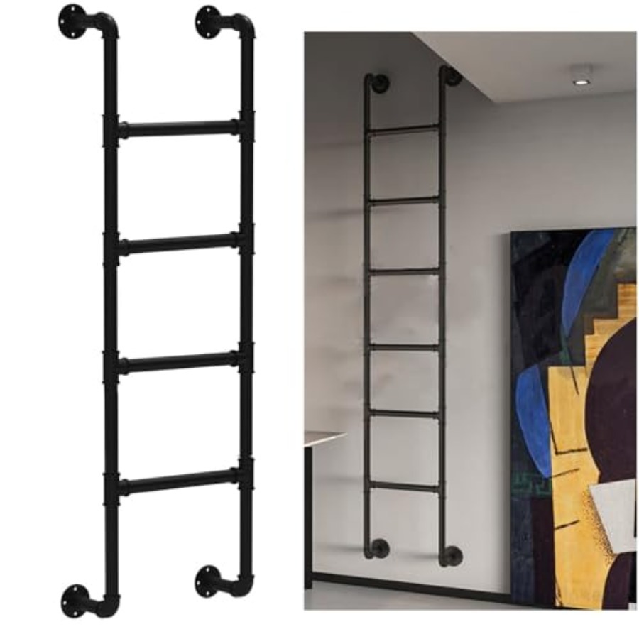 Wall Mounted Metal Step Ladder - Fire Escape Ladder 评论和价格
