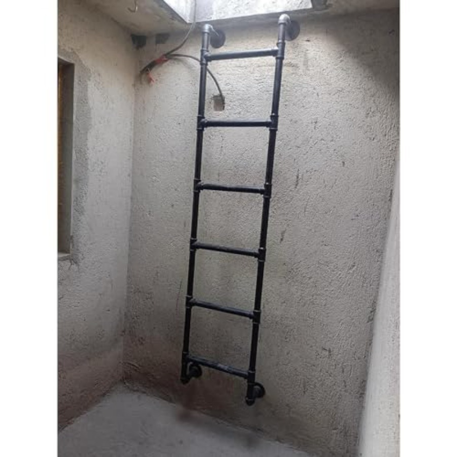 Wall Mounted Metal Step Ladder - Fire Escape Ladder 评论和价格