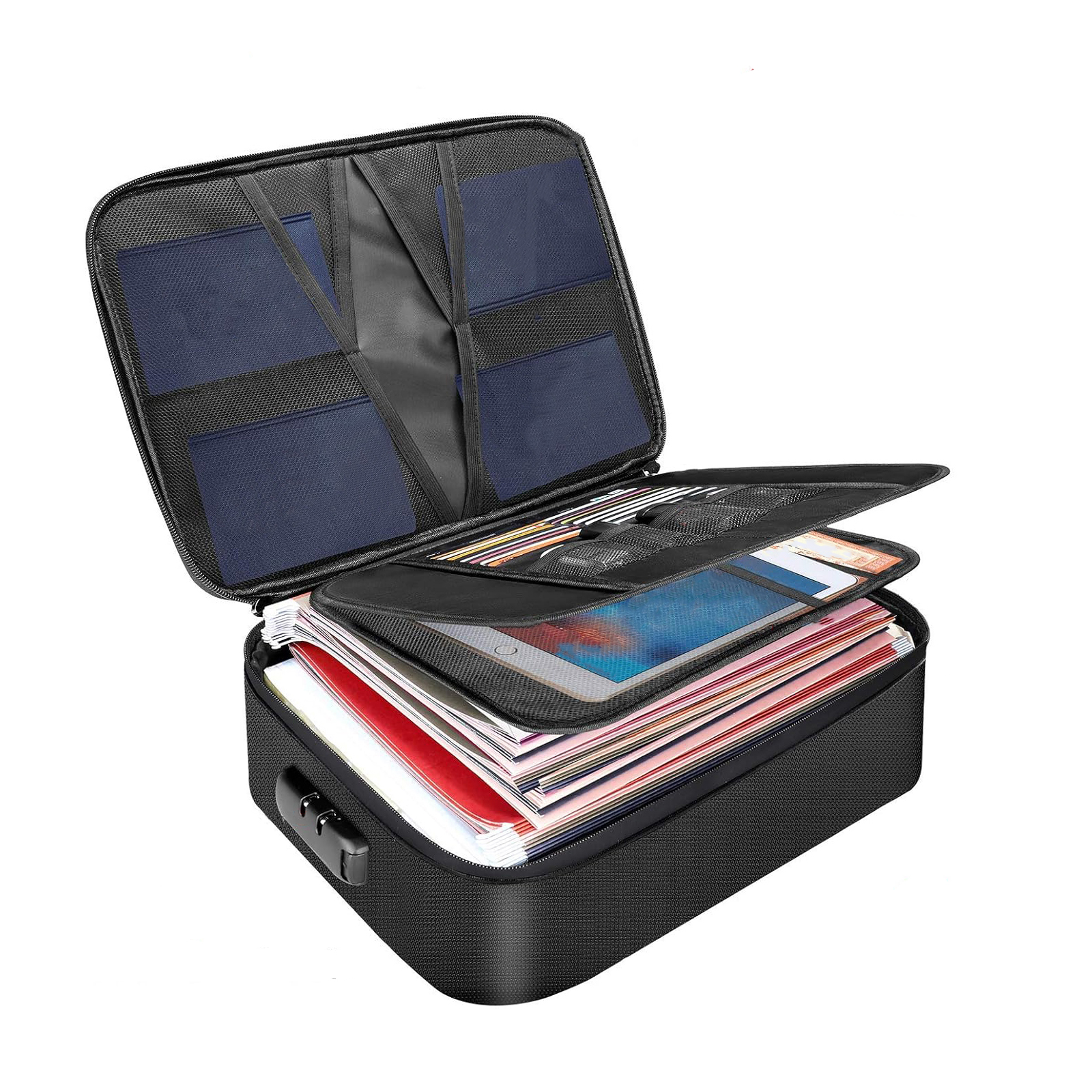 Fireproof Document Bag with Lo - Fire Safe Document 评论和价格