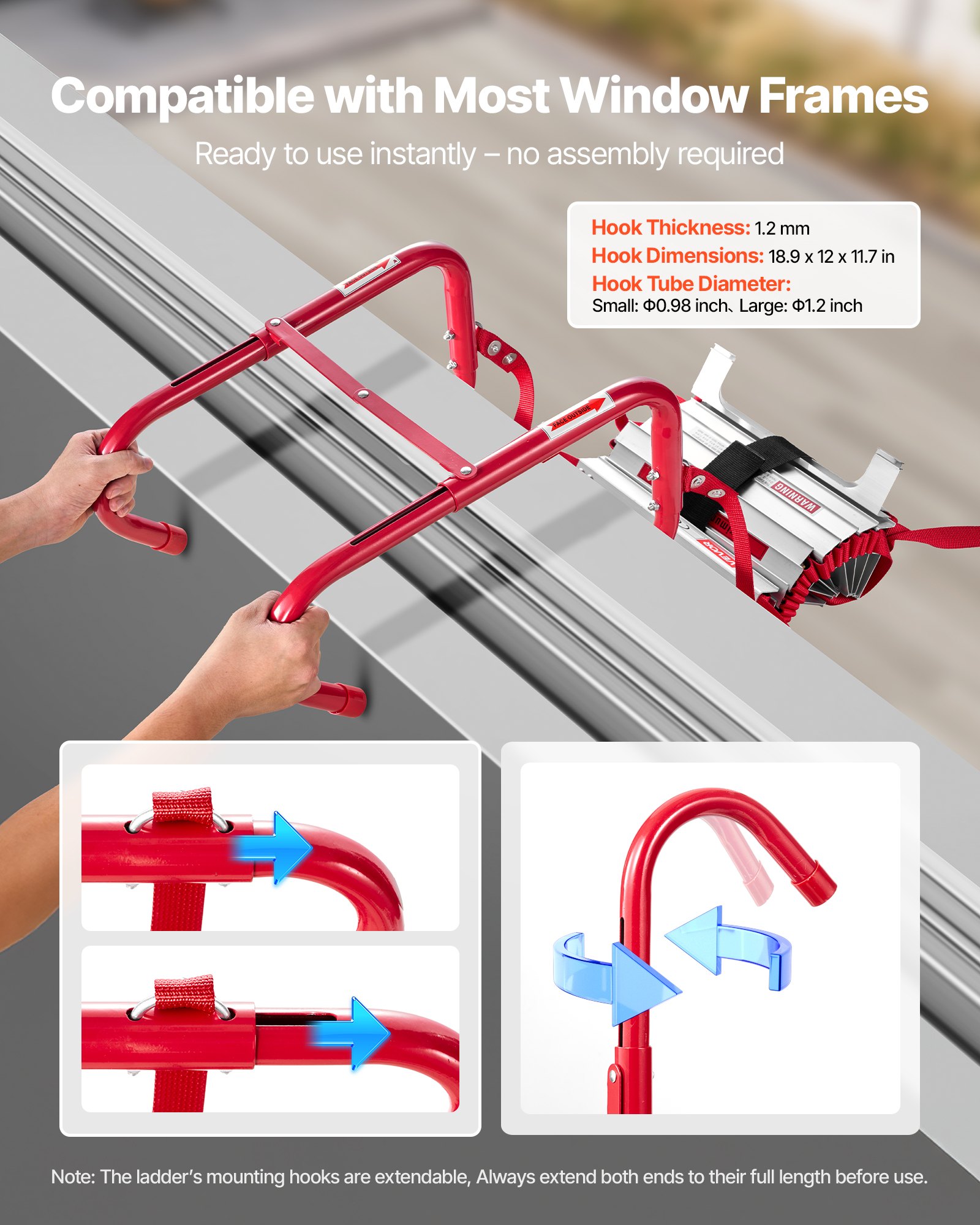 Fire Escape Ladder, 5-6 Story  - Fire Escape Ladder 评论和价格